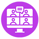 virtual meeting icon